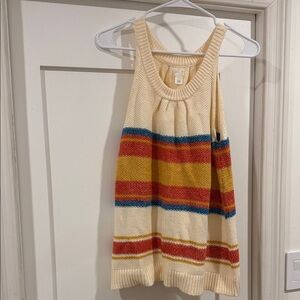 Caslon Multicolor Striped Tank Top